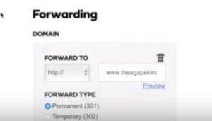 domain redirect issue
