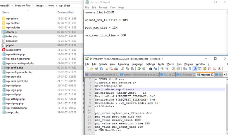 the uploaded file exceeds the upload_max_filesize directive in php.ini
