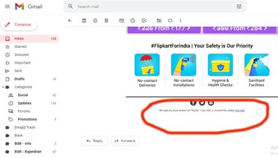 Unsubscribed Mail