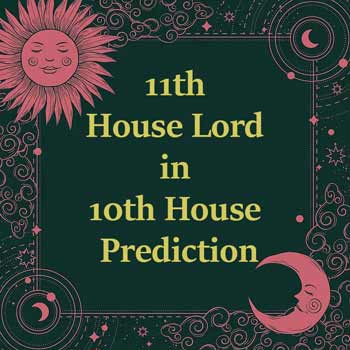 11th House Lord in 10th House